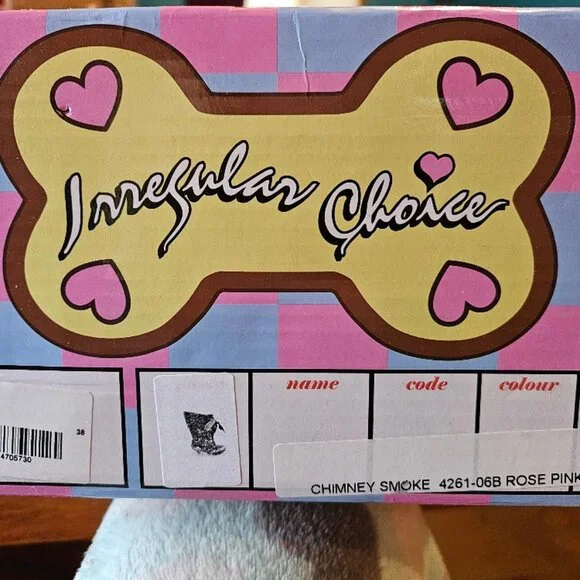 Irregular Choice Chimney Smoke Boots rose pink size 38 - Picture 5 of 6